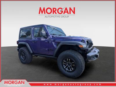 2026 Jeep Wrangler Willys in Purple — front three-quarter view