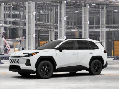 2026 Toyota RAV4 — rear three-quarter view