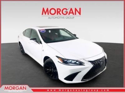2025 Lexus ES 300h F SPORT Handling in White — front three-quarter view