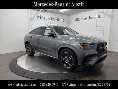 2026 Mercedes-Benz GLE 450 in Selenite Grey Metallic — front three-quarter view