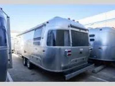 2026 Airstream 28RB Twin — front three-quarter view
