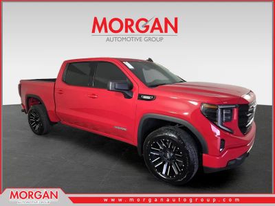2023 GMC Sierra 1500 Elevation in Red — front three-quarter view