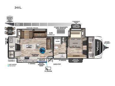 2024 Forest River RV Vibe - Photo 2