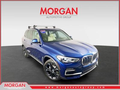 2019 BMW X5 xDrive40i in Blue — front three-quarter view