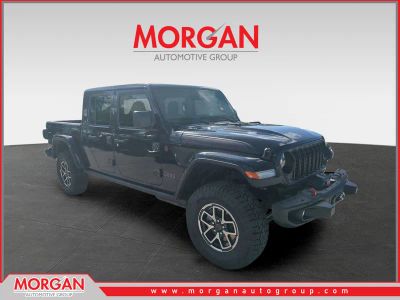 2026 Jeep Gladiator Rubicon in Black — front three-quarter view