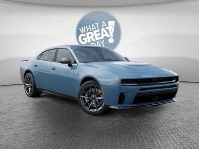 2026 Dodge Charger Scat Pack in Sub-Zero Exterior Paint — front three-quarter view