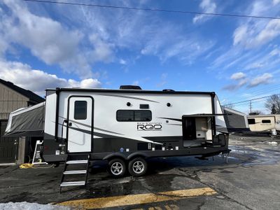 2025 Forest River Rockwood Roo — front three-quarter view