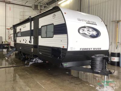 2027 Forest River RV Cherokee Wolf Den — front three-quarter view