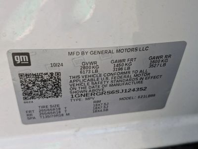 2025 Chevrolet Traverse — photo 24 view