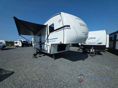2025 Forest River RV Cherokee Arctic Wolf — rear three-quarter view