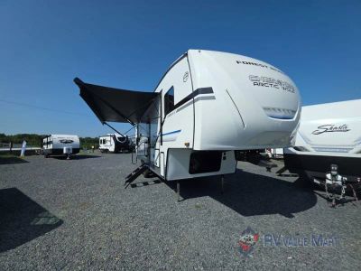 2025 Forest River RV Cherokee Arctic Wolf — front three-quarter view