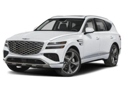 2026 Genesis GV80 2.5T PRESTIGE in Uyuni White — front three-quarter view