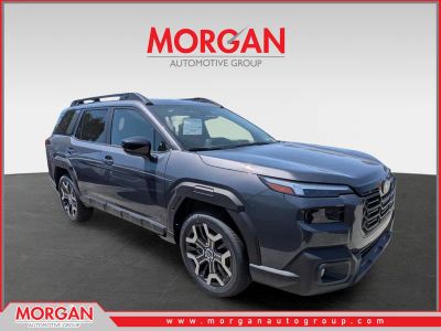 2026 Subaru Outback Touring XT in Magnetite Gray Metallic — front three-quarter view