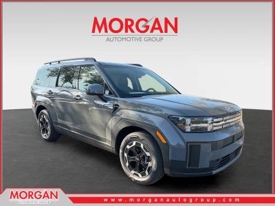 2026 Hyundai SANTA FE SEL in Hampton Gray — front three-quarter view