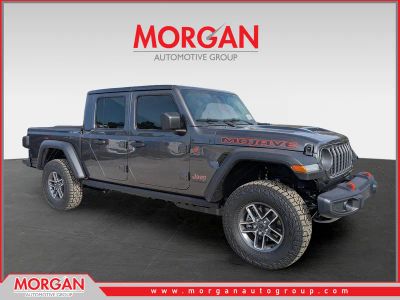 2026 Jeep Gladiator Mojave in Gray — front three-quarter view