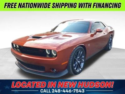 2023 Dodge Challenger R/T Scat Pack in Sinamon Stick — front three-quarter view