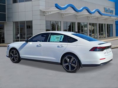 2026 Honda Accord Hybrid — rear three-quarter view