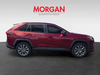 2019 Toyota RAV4 — rear three-quarter view