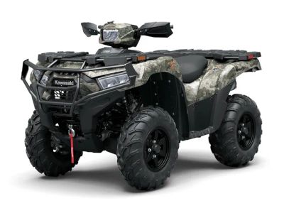 2027 Kawasaki BRUTE FORCE® 750 SE EPS CAMO — front three-quarter view