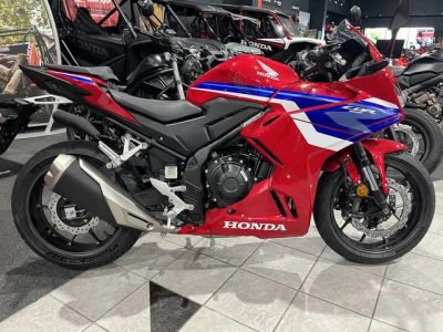 2025 Honda® CBR500R — front three-quarter view