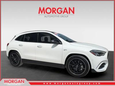2024 Mercedes-Benz GLA AMG 35 in Polar White — front three-quarter view