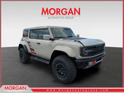 2026 Ford Bronco Raptor in Beige — front three-quarter view