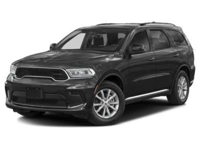 2026 Dodge Durango GT in DB Black Clearcoat — front three-quarter view