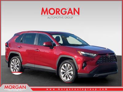 2024 Toyota RAV4 Limited in Red — front three-quarter view