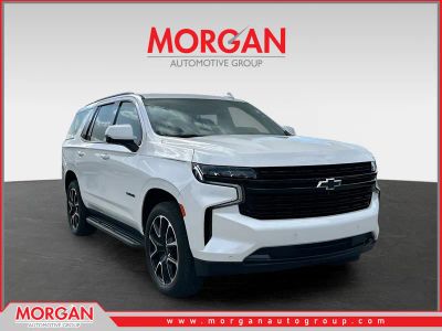 2024 Chevrolet Tahoe RST in Beige — front three-quarter view
