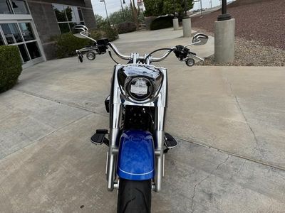 2025 Harley-Davidson FLFB - Fat Boy — rear three-quarter view