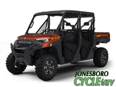 2025 Polaris® Ranger Crew XP 1000 Premium Orange Rust — front three-quarter view