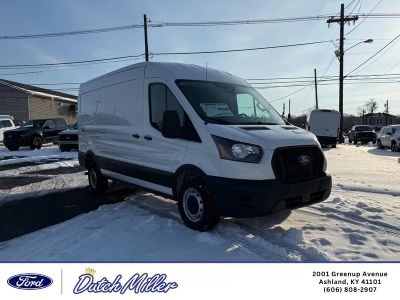 2026 Ford Transit Van Base in Oxford White — front three-quarter view
