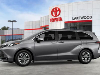 2026 Toyota Sienna — rear three-quarter view