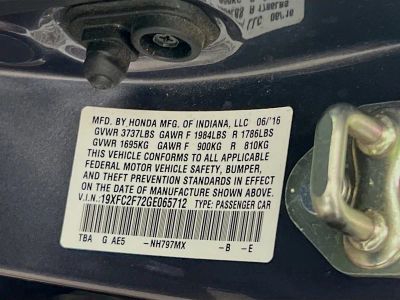 2016 Honda Civic — photo 22 view