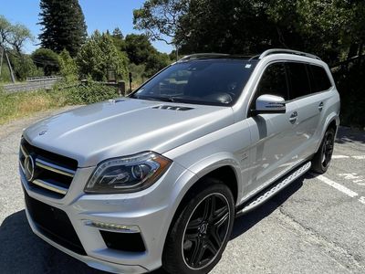 2016 Mercedes-Benz GL-Class AMG GL 63 A in Silver — front three-quarter view
