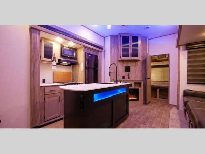 2022 Forest River RV Cherokee Arctic Wolf — rear three-quarter view