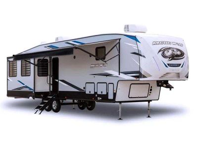 2022 Forest River RV Cherokee Arctic Wolf — front three-quarter view