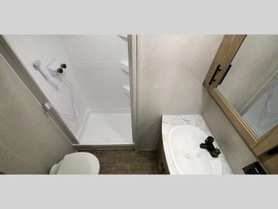 2022 Forest River RV Cherokee Arctic Wolf — engine compartment view