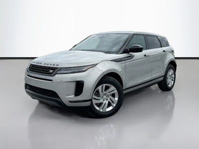 2026 Land Rover Range Rover Evoque Core S in Seoul Pearl Silver Metallic — front three-quarter view