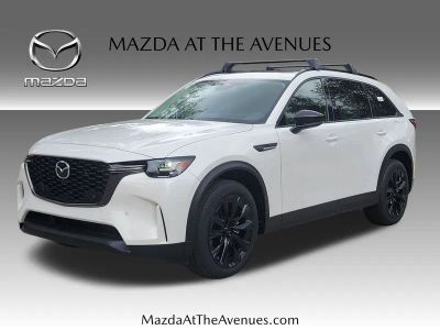 2026 Mazda CX-90 3.3 Turbo Premium in White — front three-quarter view