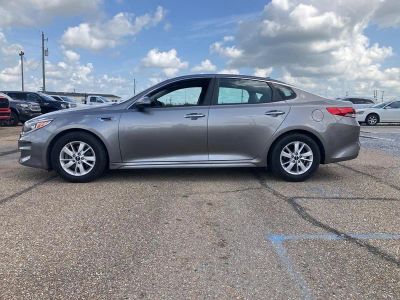 2017 Kia Optima LX in Gray — front three-quarter view
