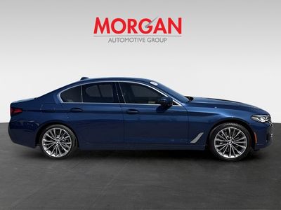 2022 BMW 5 Series — rear three-quarter view