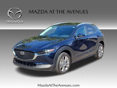 2023 Mazda CX-30 2.5 S Select Package in Blue — front three-quarter view