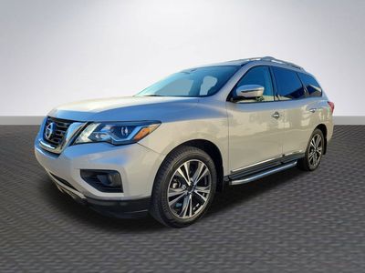 2020 Nissan Pathfinder — rear three-quarter view