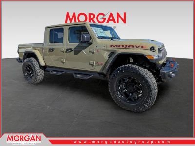 2026 Jeep Gladiator Mojave in Green — front three-quarter view