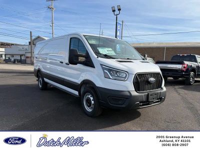 2025 Ford Transit Van Base in Oxford White — front three-quarter view