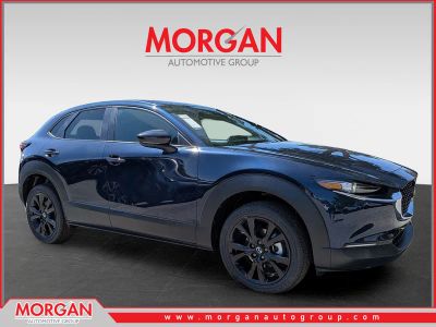 2026 Mazda CX-30 2.5 S Select Sport in Blue — front three-quarter view