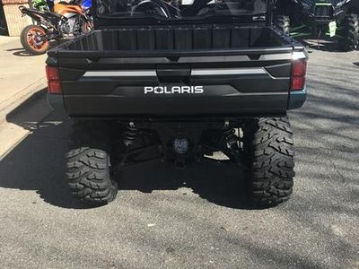 2026 Polaris Ranger Crew XP 1000 Premium Blue Labyrinth — detail view