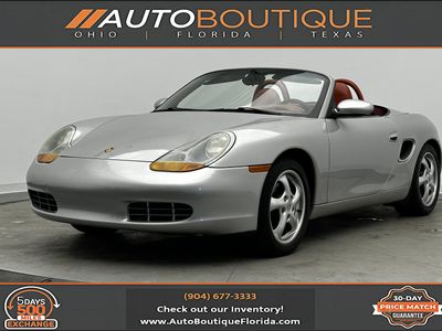 1998 Porsche Boxster in Arctic Silver (Met) — front three-quarter view