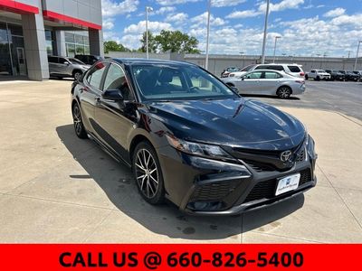 2024 Toyota Camry — rear three-quarter view